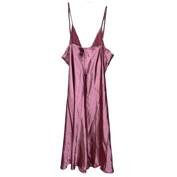 Deep Pink Midi Slip Dress - Picture 6 of 6